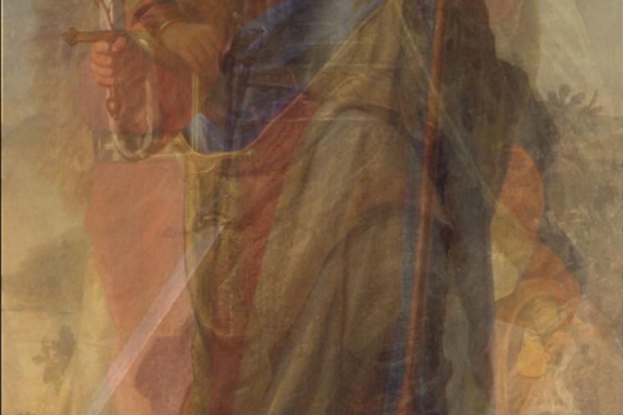 Collage, Frau, Deutschlandflagge