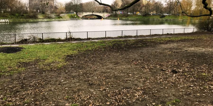 Blick auf Dreiländereck von der Kreuzberger Seite